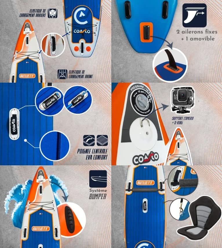 Coasto NAUTILUS 11′8” Touring Sup deska