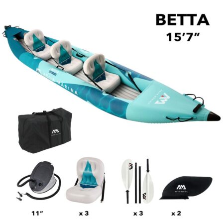 Aqua Marina BETTA 15’7″ BE-475 Napihljiv Kajak za 3 osebe